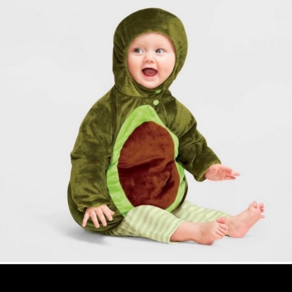 Avocado Halloween Costume Infant Size 6-12 Months New